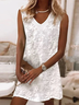 Linen Loose Cotton And Linen Plain Dress