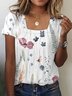 Casual Loose Floral T-Shirt