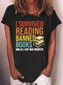 Women's Text Letters Short Sleeve Tee T-shirt Crew Neck Casual Summer Top