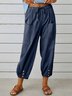 Women's Breathable Loose Comfortable Elastic Waist  Pants