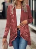 Women's Ethnic Floral Spring/Fall Cover-up Casual Lightweight Cardigan