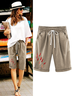Women Floral Shorts Wide Leg Pants Casual Summer Shorts