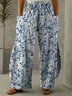 Casual Plants Loose Pants