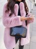 Loose Casual Plain Fluff/Granular Fleece Fabric Teddy Jacket
