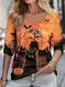 Halloween Black Cat Funny T-Shirt