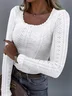Casual Jersey Lace T-Shirt