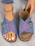 Casual Plain Summer Slide Sandals