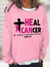 Women's Crew Neck Animal Casual Spring/Fall Long Sleeve Sweatshirt