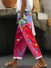 Women's Striped Long Pant Casual Spring/Fall Trousers