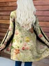 Women's Floral Spring/Fall Cover-up Casual Lightweight Cardigan