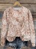 Women's Crew Neck Plants Casual Spring/Fall Cotton Long Sleeve Floral Sweatshirt