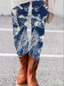 Women's Dandelion Casual All Season Long Floral Leggings