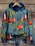 Women's 3D Printing Spring/Fall Long Sleeve Vintage Daily Hoodie