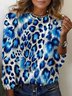 Women's Long Sleeve Tee T-shirt Spring/Fall Abstract Jersey Crew Neck Holiday Going Out Casual Top