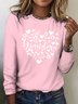 Women's Long Sleeve Tee T-shirt Spring/Fall Plaid Crew Neck Vintage Top