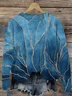 Women's Crew Neck Abstract Casual Spring/Fall Long Sleeve Sweatshirt