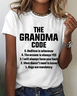 Women's Short Sleeve Tee T-shirt Summer Text Letters Crew Neck Casual Top