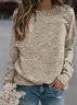Women's Crew Neck 3D Printing Vintage Spring/Fall Long Sleeve Sweatshirt