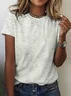 Women's Short Sleeve Tee T-shirt Summer Animal Crew Neck Vintage Top