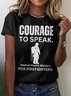Women's Short Sleeve Tee T-shirt Summer Animal Crew Neck Vintage Top
