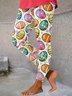 Women's Geometric Casual All Season Long Leggings