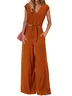 Women's Plain Two-Piece Set Daily Short Sleeve Casual Summer Top With Pants Matching Set