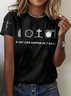 Women's Geometric Short Sleeve Tee T-shirt Crew Neck Casual Summer Top