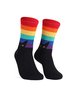 Cat and dog rainbow tube cotton socks