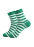 St. Patrick's Day striped mid tube cotton socks