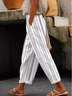 Women Geometric Long Pant Casual Spring/Fall Trousers