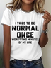 Women Text Letters Short Sleeve Tee T-shirt Crew Neck Casual Summer Top