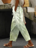 Women Floral Long Pant Casual Spring/Fall Trousers