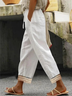 Women Plain Long Pant Casual Spring/Fall Trousers