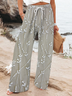 Women Floral Long Pant Casual Spring/Fall Trousers