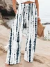 Women Striped Long Pant Casual Spring/Fall Trousers