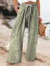 Women Floral Long Pant Casual Spring/Fall Trousers