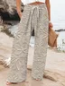 Women Floral Long Pant Casual Spring/Fall Trousers