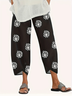 Women Floral Capris Pant Casual Summer Trousers
