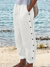 Women Plain Long Pant Casual Spring/Fall Trousers