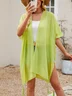 Women Plain Spring/Fall Cover-up Casual Lightweight Cardigan