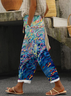 Women Abstract Long Pant Casual Spring/Fall Trousers