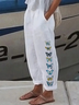 Women Butterfly Long Pant Casual Spring/Fall Trousers