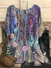 Women Floral Short Sleeve Tee T-shirt Crew Neck Printing Casual Summer Graphic Tee Top