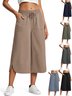 Women Plain Capris Pants Casual Summer Trousers