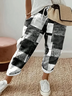 Women Geometric Long Pants Casual Spring/Fall Trousers