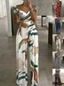 Women Striped Off The Shoulder Short Sleeve Casual Summer Jumpsuit