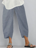 Women Striped Capris Pants Casual Summer Trousers