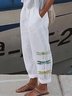 Women Dragonfly Long Pants Casual Spring/Fall Trousers