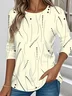 Women Striped Long Sleeve Tee T-shirt Crew Neck Casual Spring/Fall Top