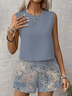 Women Floral Printing Two-Piece Set Daily Sleeveless Casual Summer Multi-Piece Set Matching Set